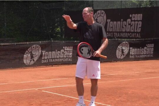 Take Some Pace off When Facing a Low Volley Against two Players at the Net