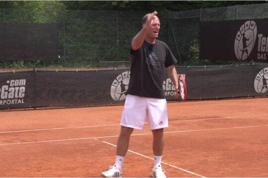 When at the Net Move with the Ball