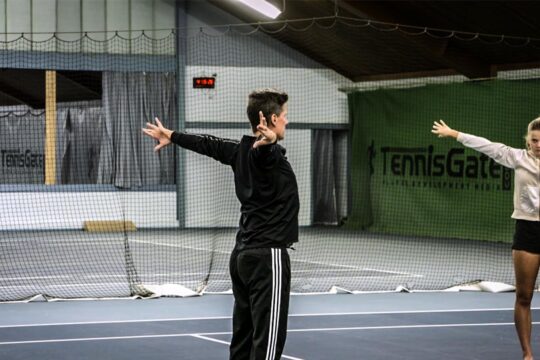 Kreisende Gymnastik für die Arme